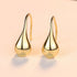 Authentic Sterling Silver 925 Waterdrop Design Drop Earring for Women Elegant Engagement Earring Fine Jewelry Accessories - Artigo Importado