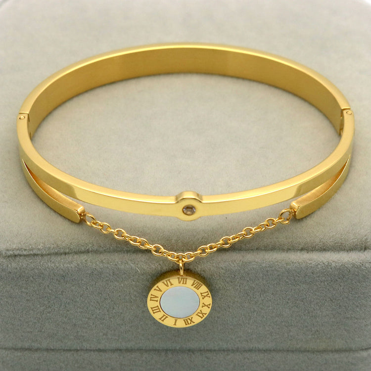 Metal Numbers Rome Fringed Bracelets for Women - Artigo Importado