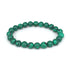Classic Black Matte Green Malachite Bracelets Suitable Women Men Elastic Strand Jewelry - Artigo Importado