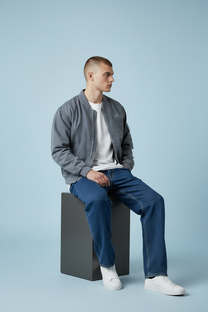 Jaqueta Jeans masculina