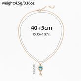 Fashion Diamond Planet Pendant Alloy Necklace For Women - Artigo Importado